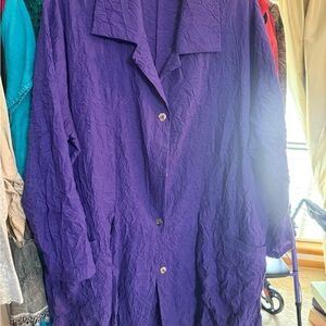 Transparente Deep Purple Women's Blazer